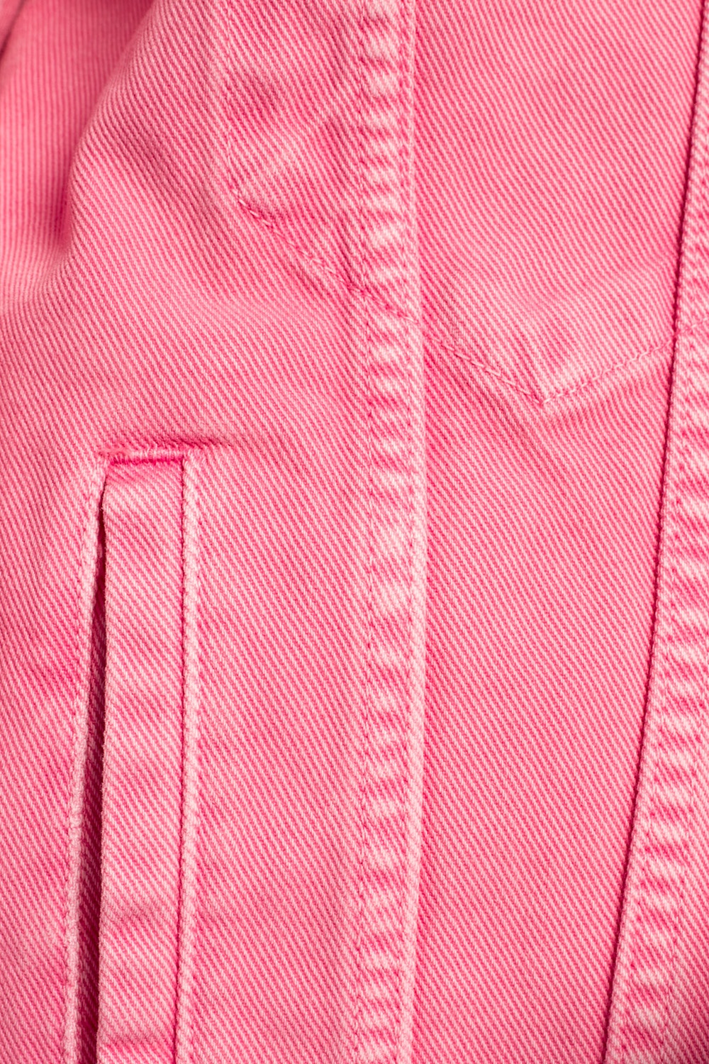 Pink Logo - SchaferandweinerShops Canada - embroidered denim